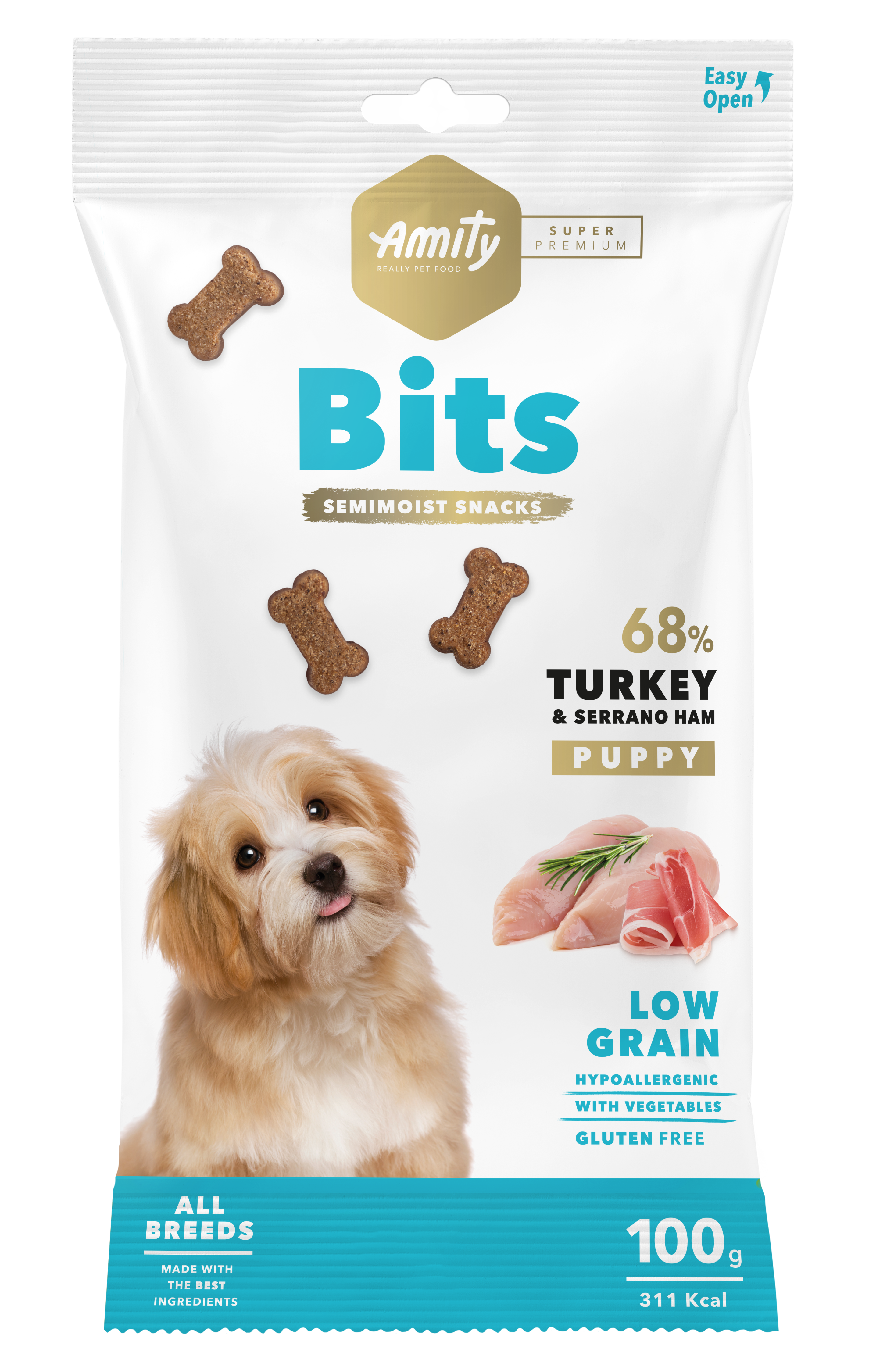 AMITY SUPER PREMIUM BITS PUPPY (DISPLAY 12 UNIDADES)