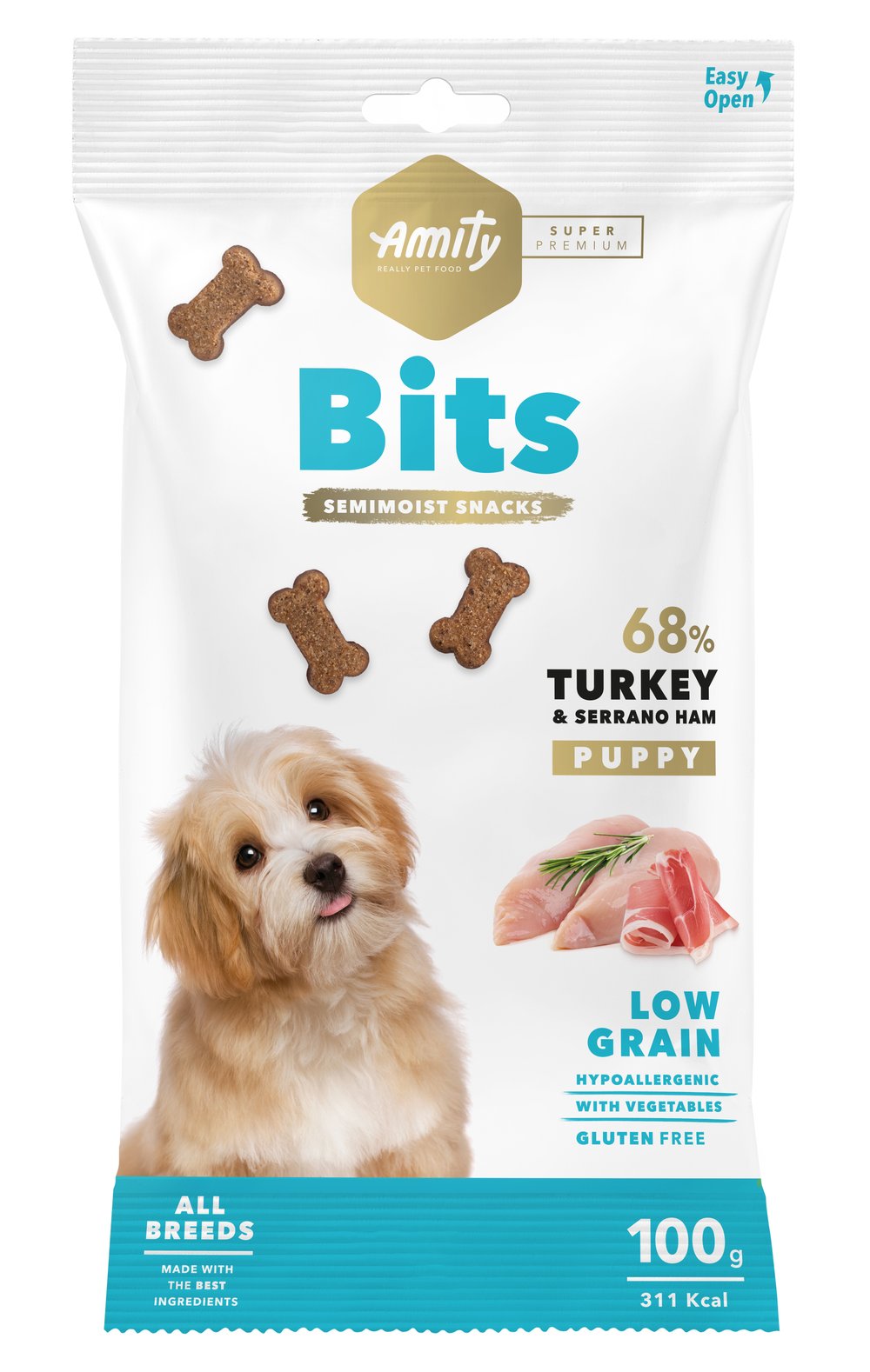 AMITY SUPER PREMIUM BITS PUPPY (DISPLAY 12 UNIDADES)