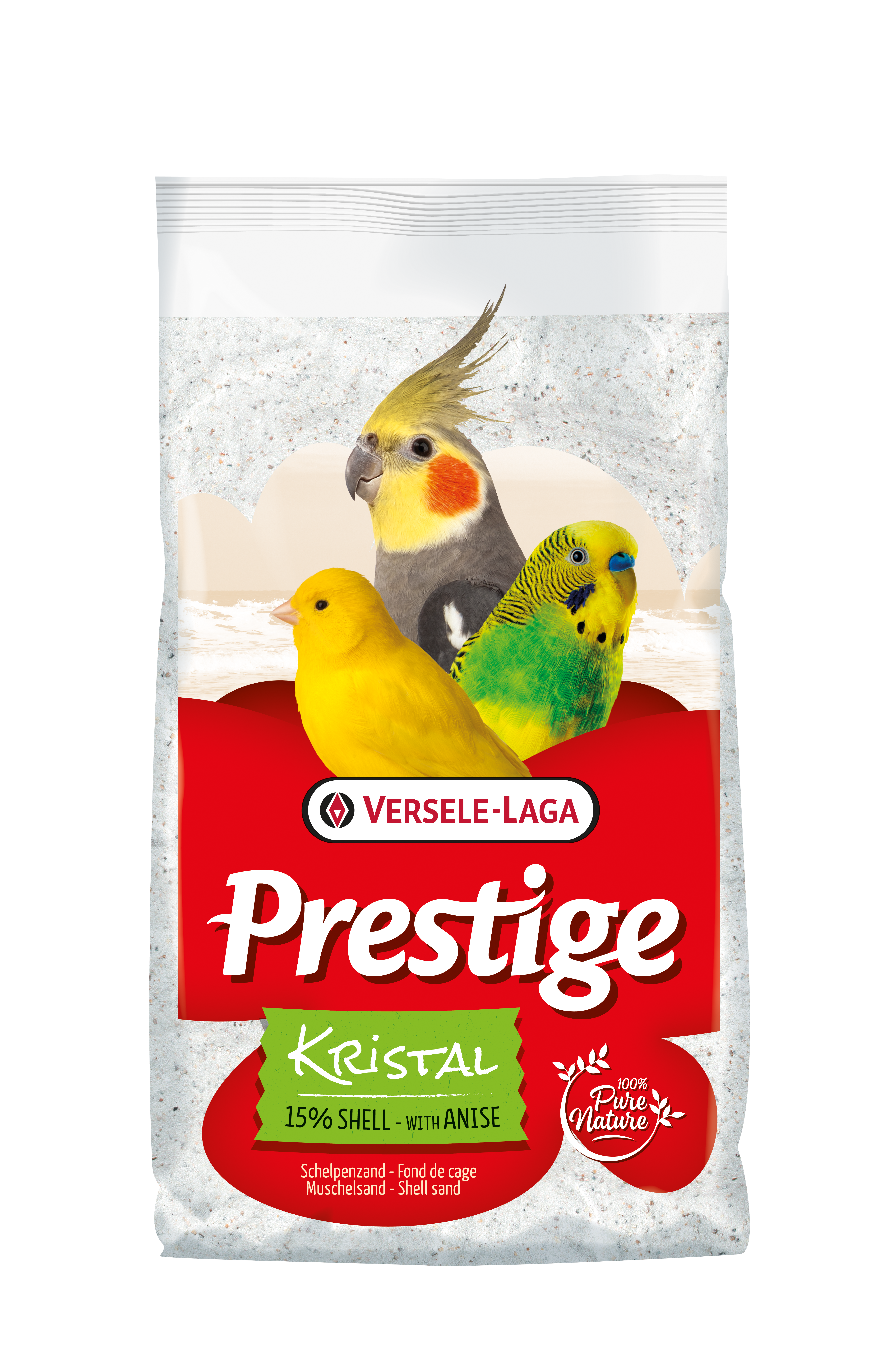 PRESTIGE ARENA DE CONCHAS KRISTAL - BLANCA 25 KG