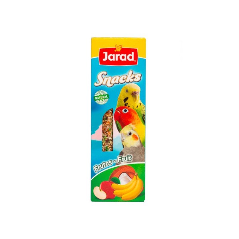 JARAD SNACKS AGAPORNI, PERIQUITO FRUTA 2 und.
