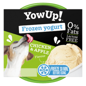 Yowup! Yogur Helado Sabor Chicken&Apple Para Perros Y Gatos 12X110 Gr
