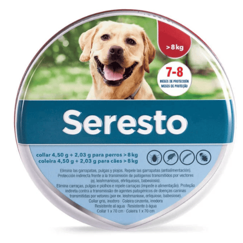 Seresto Collar Antiparasitario Para perros grandes 70 Cm >8 Kg