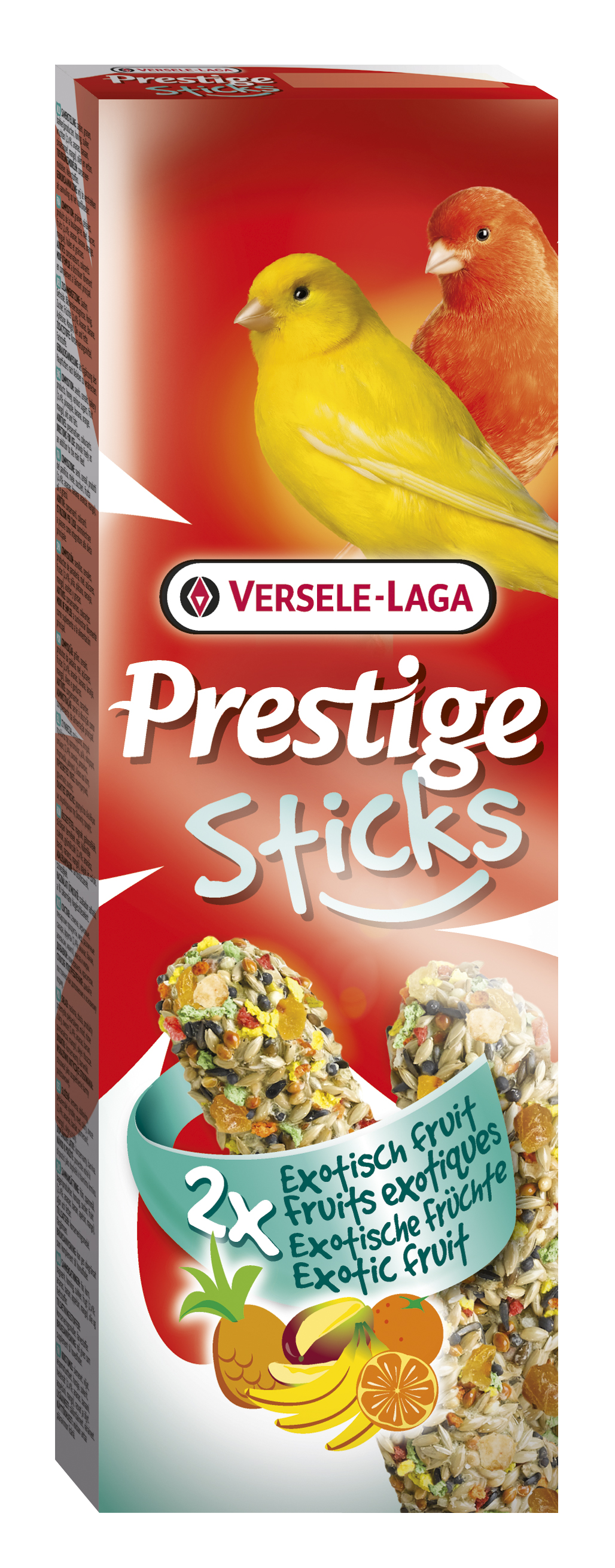 PRESTIGE STICKS CANARIOS FRUTA EXÓTICA - 2 UNIDADES 60 G