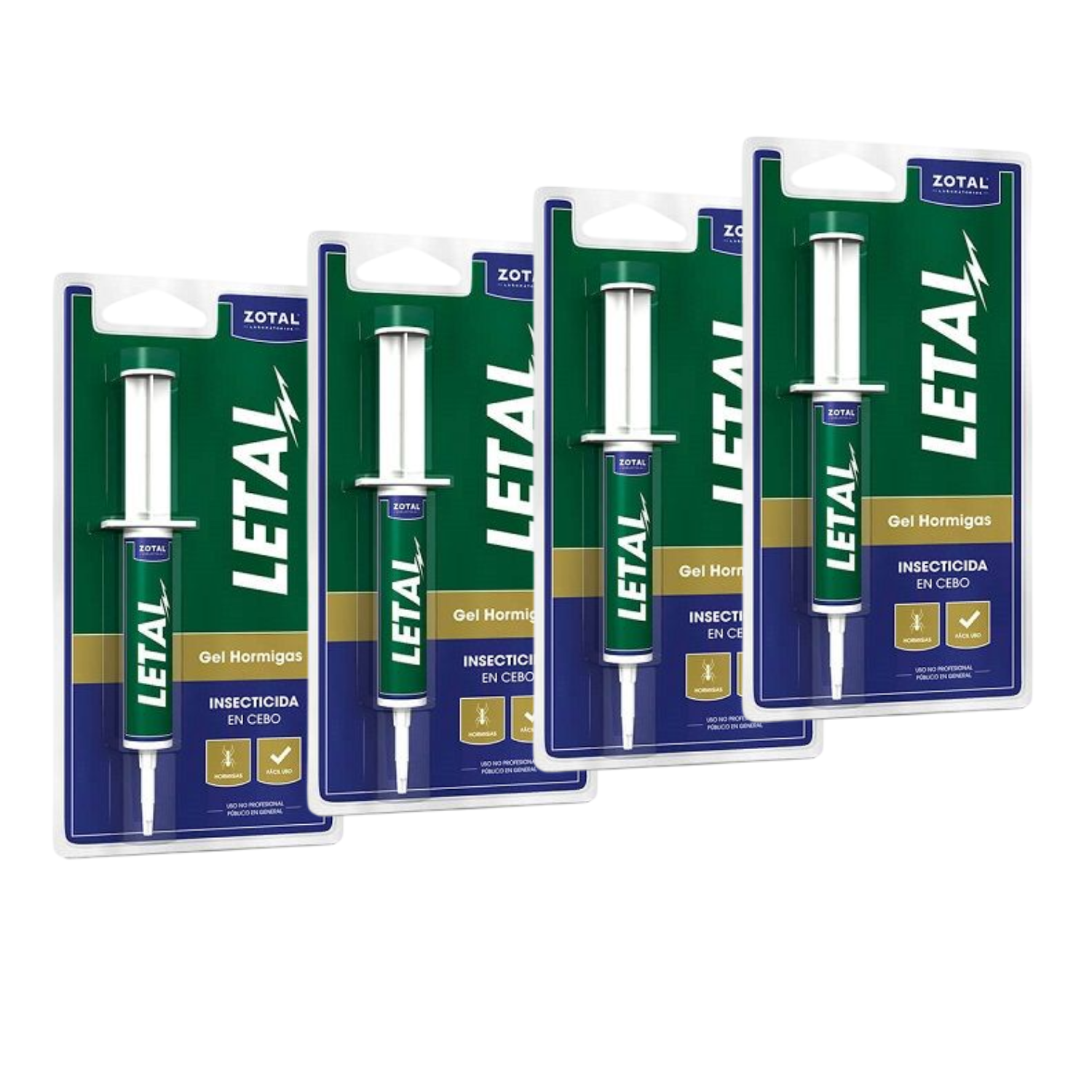 Pack Letal Insecticida Gel Para Hormigas 10 g 4 Uds
