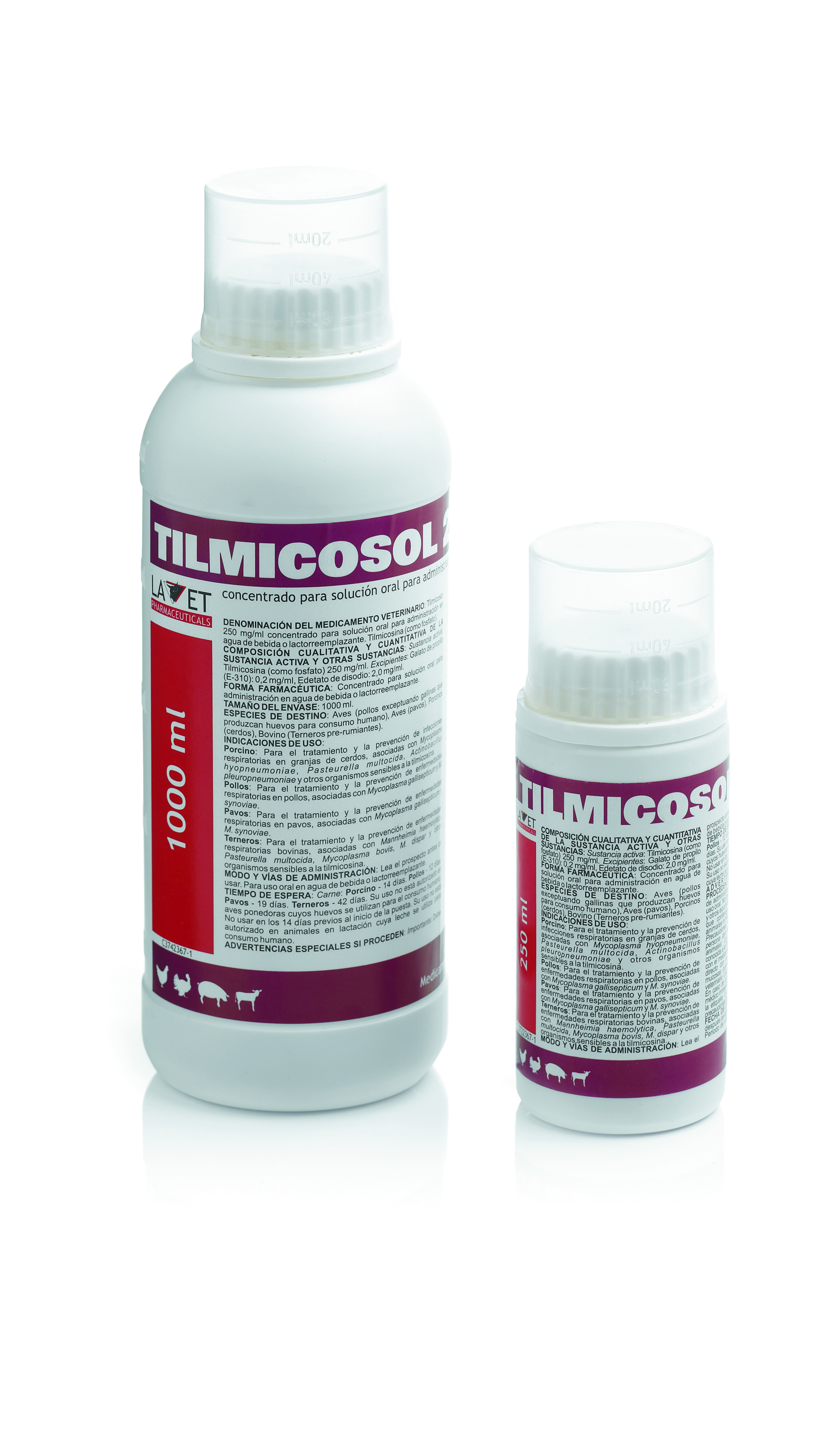 TILMICOSOL 250 MG/ML 1 L