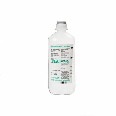 HIPERTONICO SALINO 7,5 g/100 ml SOLUCION PARA PERFUSION PARA BOVINO, CABALLOS, OVINO, CAPRINO, PORCI