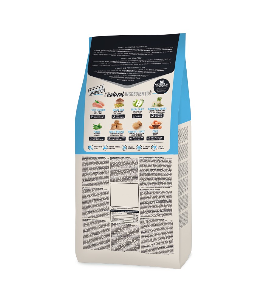 Ownat Classic Kitten | Pienso natural para gatitos y gatos jóvenes
