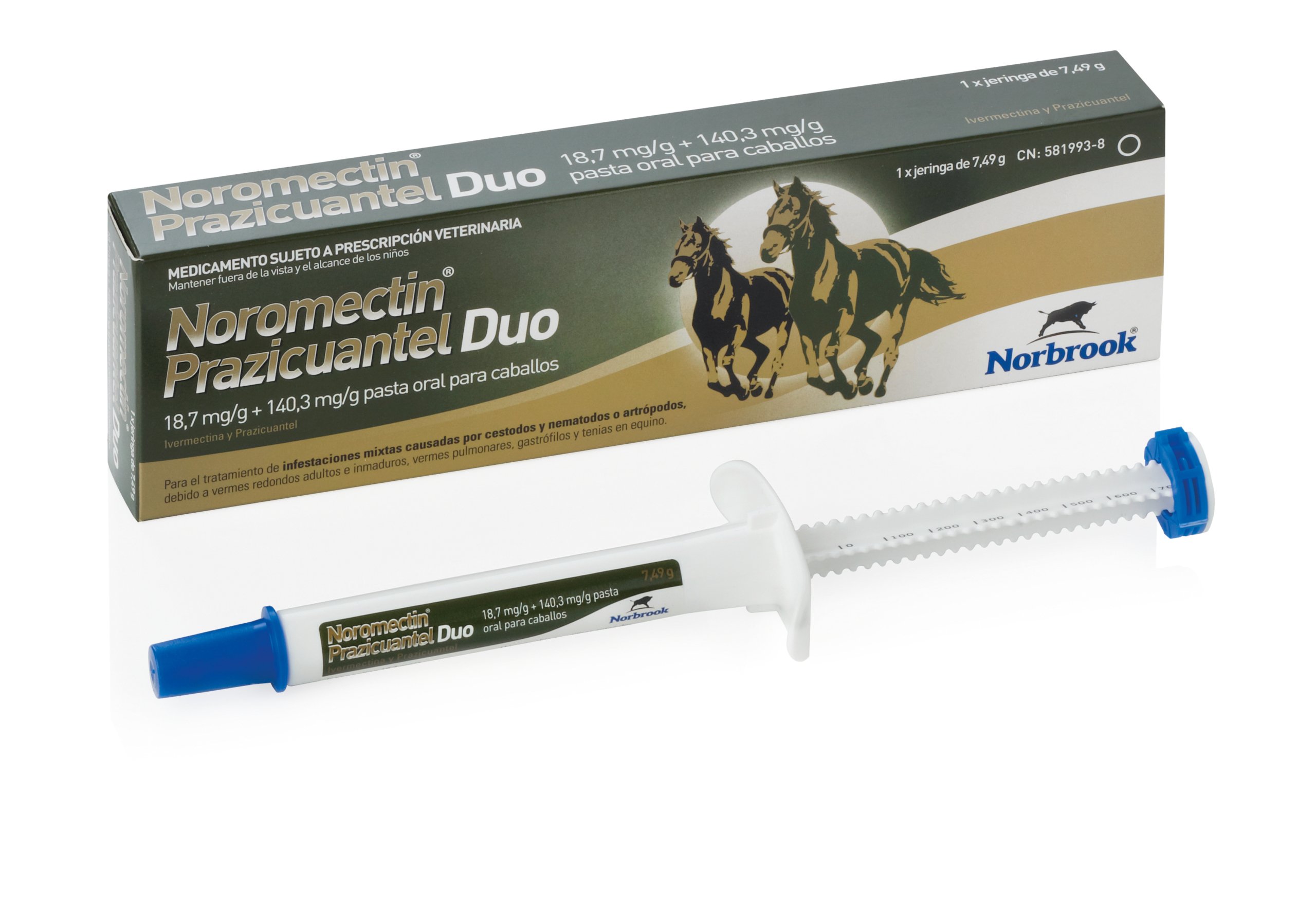 NOROMECTIN PRAZICUANTEL DUO PASTA ORAL 7,49 GR