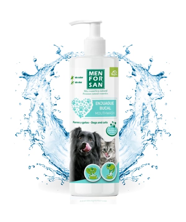 MENFORSAN ENJUAGUE BUCAL ANTISARRO PERROS Y GATOS 500 ML