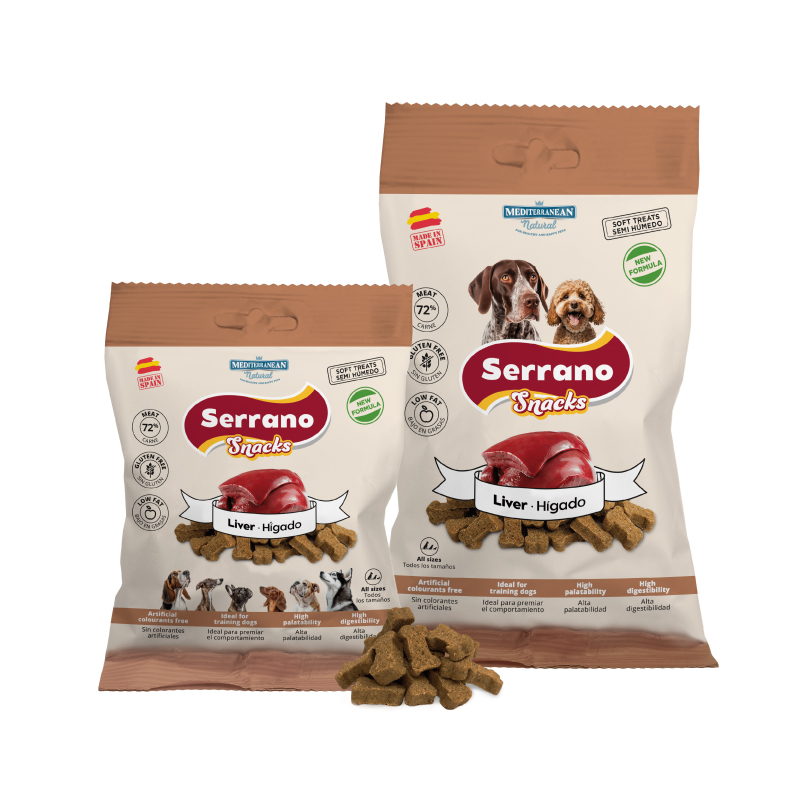 Serrano Snacks | Snack para Perros con Hígado | 85 g
