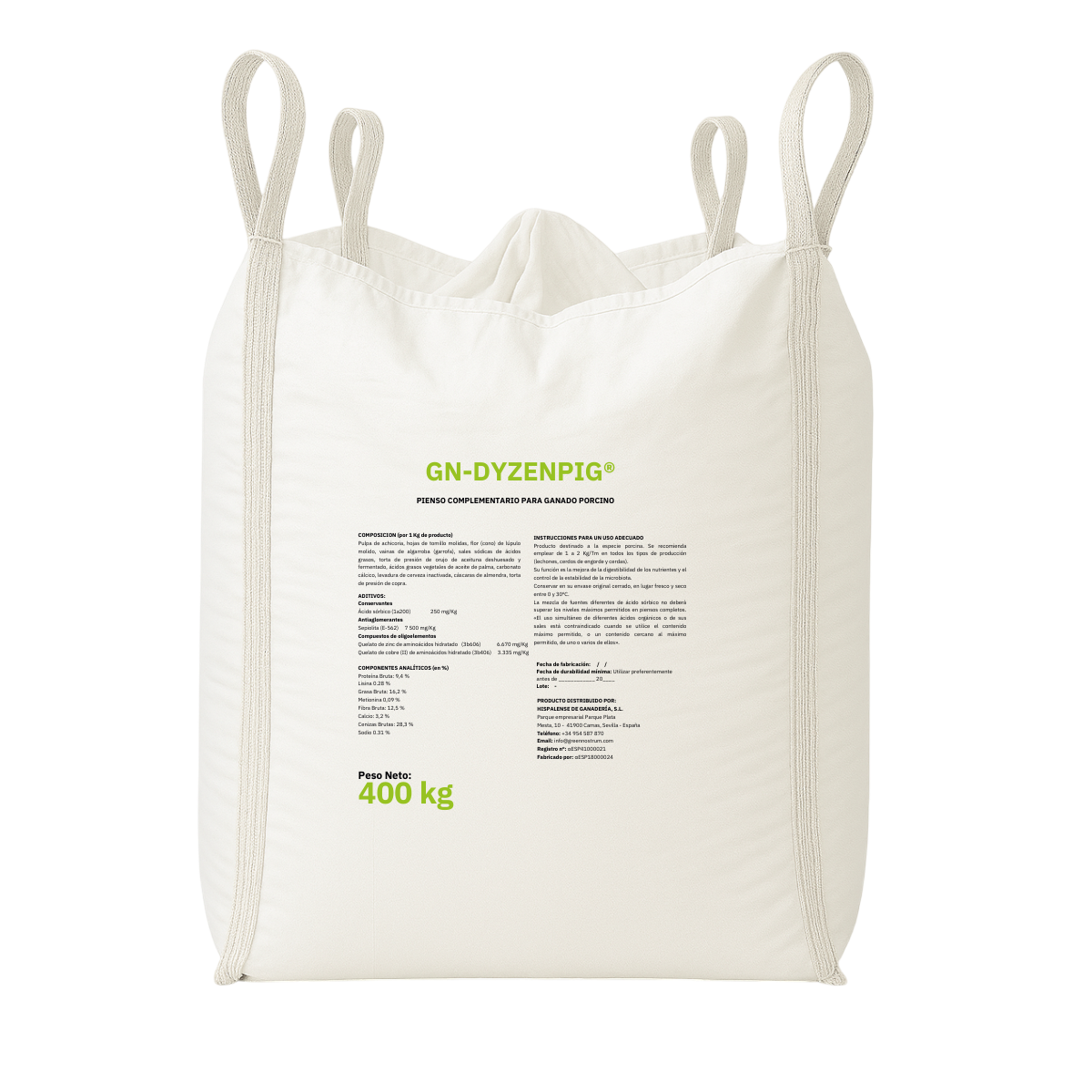 GN-DYZENPIG FIBER KG (BIG BAG 400 KG)