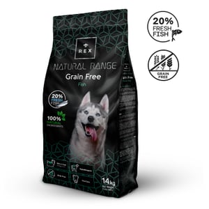 Rex Natural Range Sin Granos Pescado 14 kg