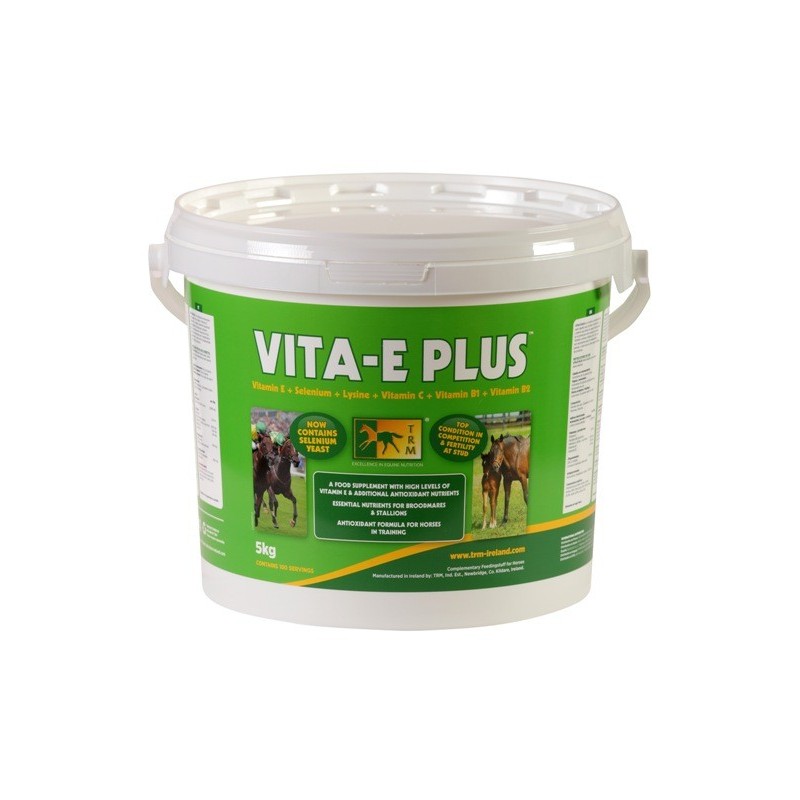 Vita E Plus 5 kg – Suplemento de Vitamina E, Selenio y Lisina para la Salud Muscular y Reproductiva Animal

