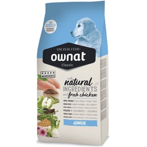 OWNAT CLASSIC JUNIOR – Pienso para perros cachorros con ingredientes naturales y alta digestibilidad