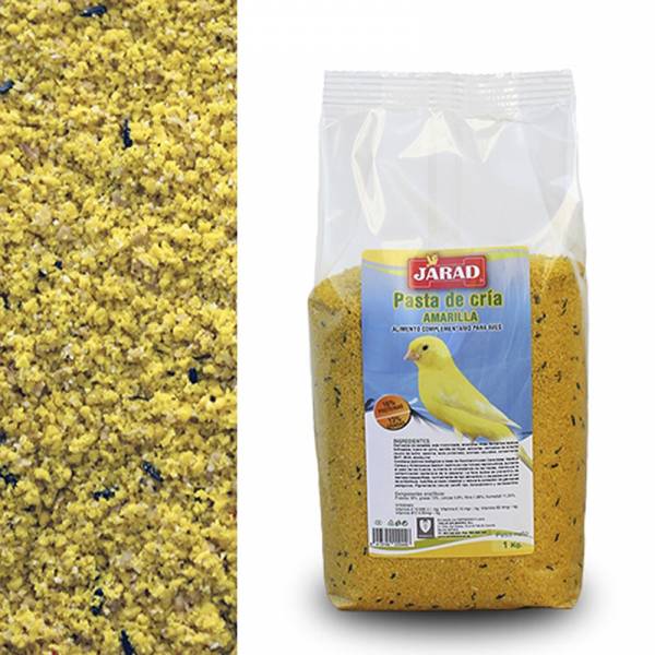 Jarad Pasta De Cría Amarilla Para Pájaros 1 Kg