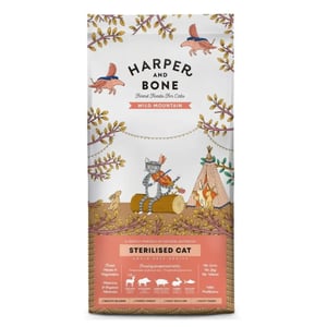 HARPER & BONE CAT STERILISED WILD MOUNTAIN Venado, jabalí, cerdo, conejo y salmón 5 KG