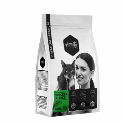 AMITY PREMIUM CHICKEN & RICE CATS KITTEN 600 GRS