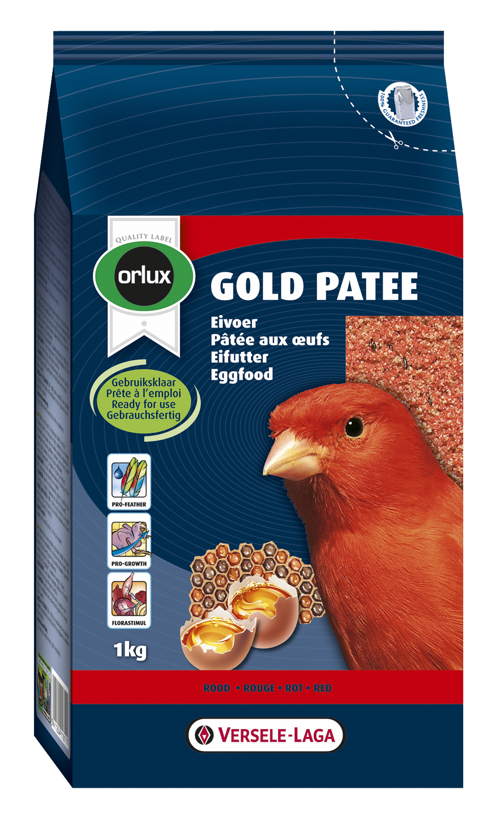ORLUX GOLD PATEE CANARIOS - ROJO 1 KG