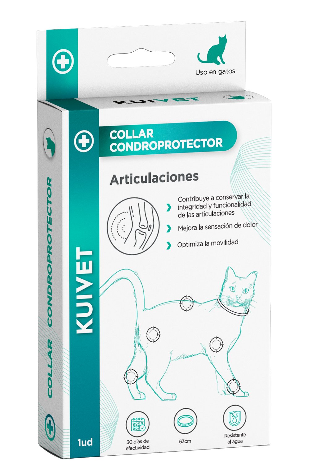 KUIVET Collar Condroprotector para Gatos – Cuidado Articular, Movilidad y Bienestar Diario

