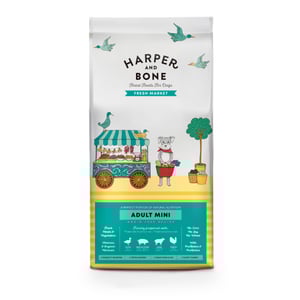 Harper & Bone Adult Mini Fresh Market – Pienso Natural para Perros Pequeños con Pato, Cerdo Ibérico, Cordero y Pavo (10 KG)