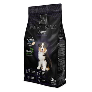 Rex Natural Range Cachorro Pollo y Arroz 3 kg