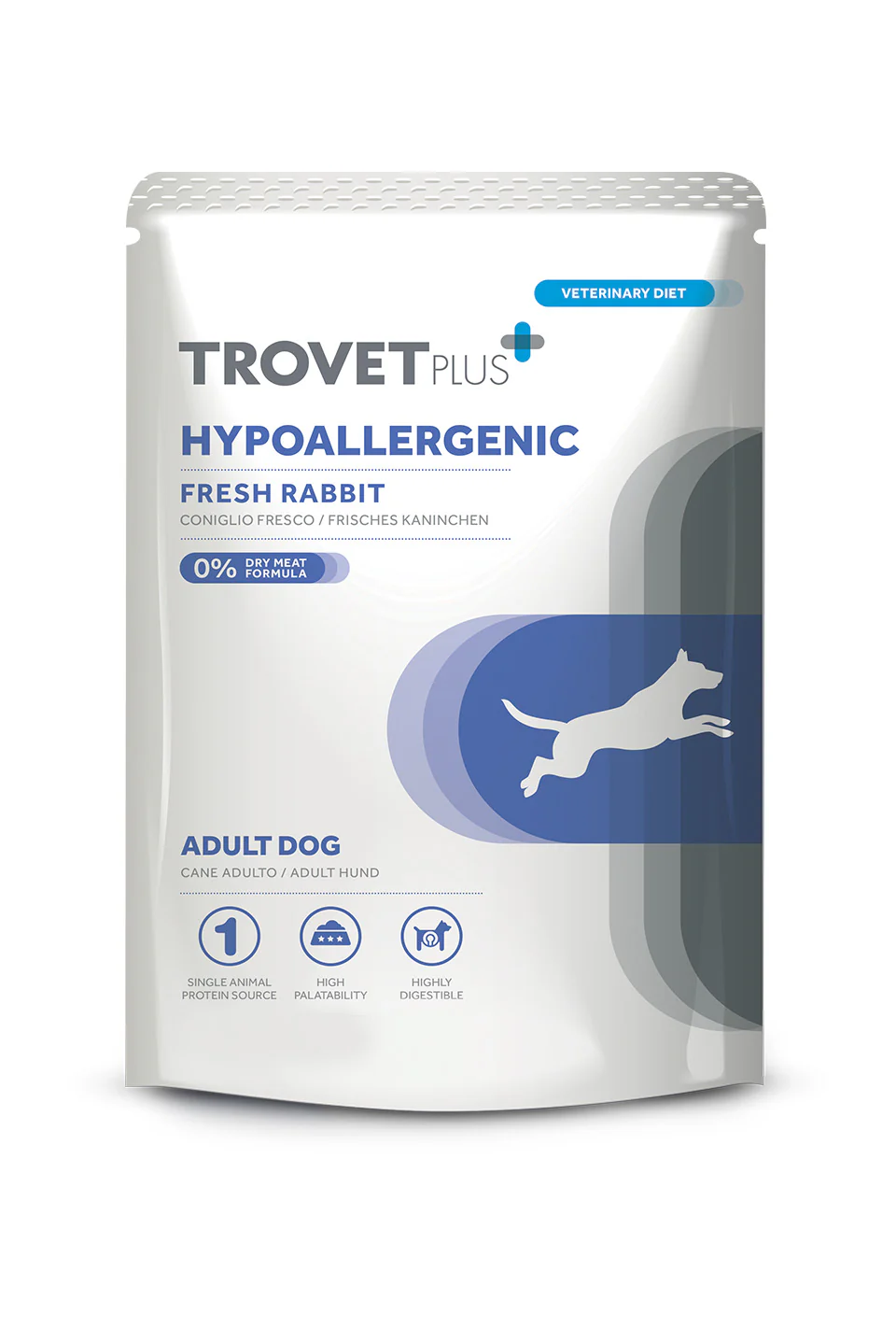 Trovet Pouch Hipoalergénico Conejo para Perros – 100 g

