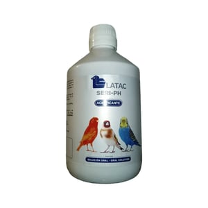 LATAC SERI‑PH 500 ml – Regulador de pH y Aditivo de Agua para Aves Ornamentales