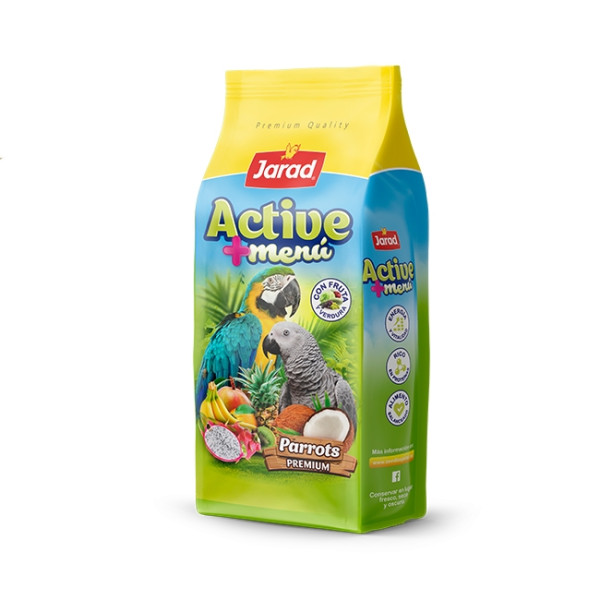 Jarad Active Alimento Para Loros Y Cotorras 600 Gr 