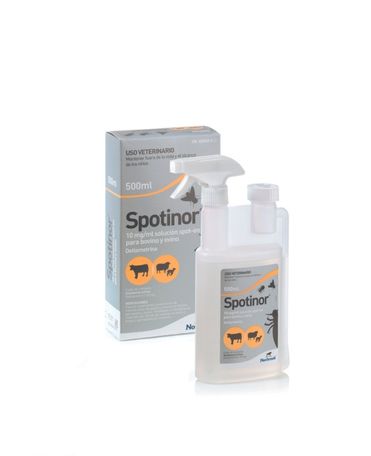 SPOTINOR 10 mg/ml SOLUCION SPOT-ON BOVINO-OVINO 500 ML