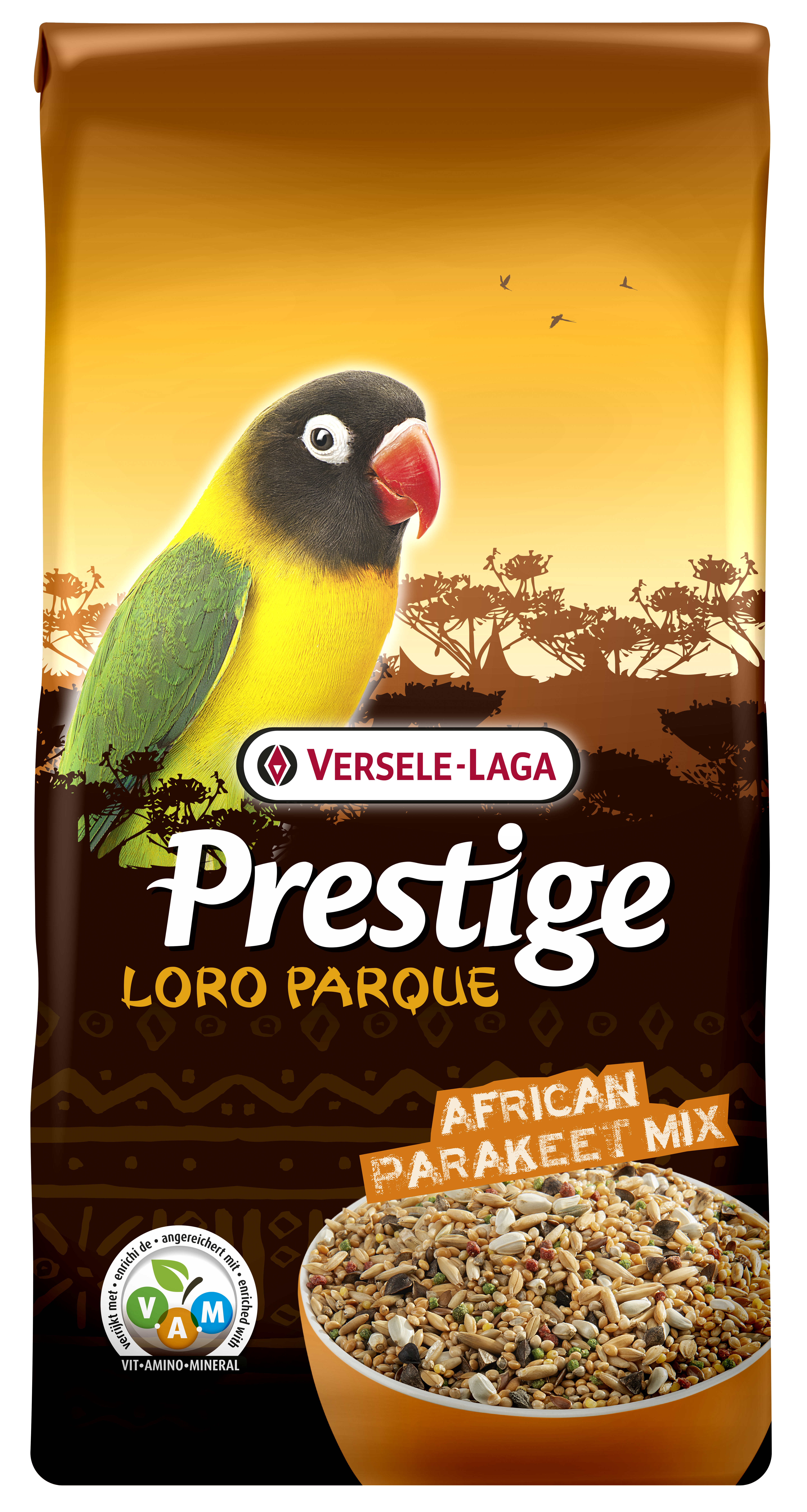 PRESTIGE LORO PARQUE MIX GRANDES PERIQUITOS AFRICANOS 20 KG