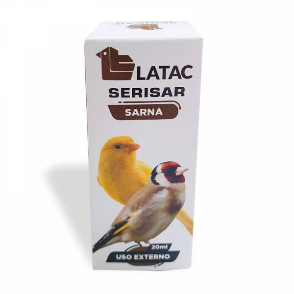 Latac Serisar 20 ml – Repelente Natural para Aves contra Sarna, Ácaros y Piojillo