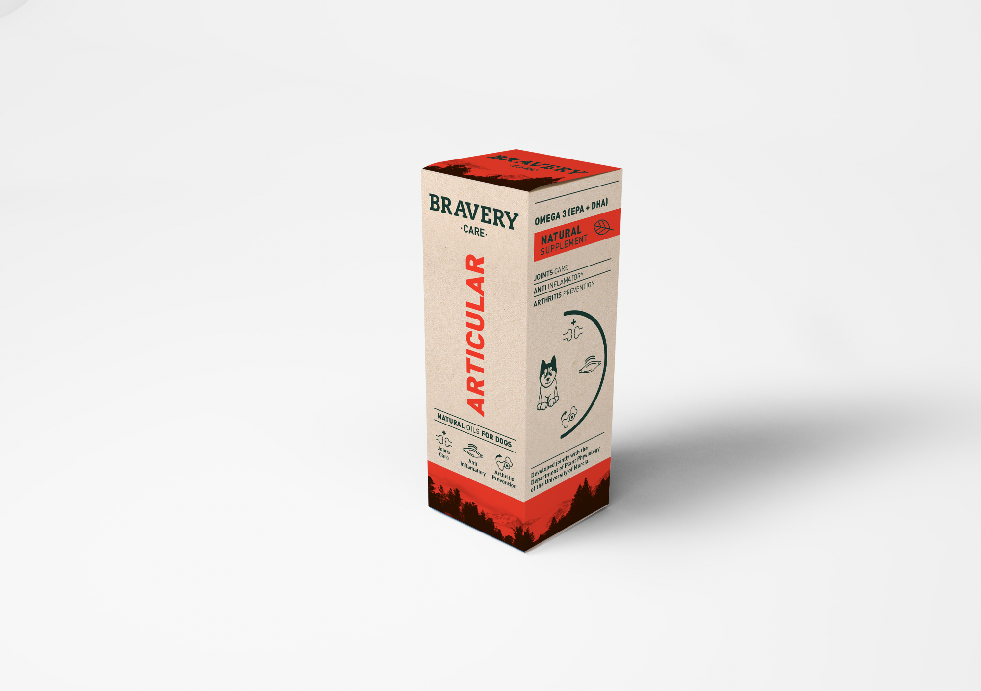 Aceite para articulaciones de perros Bravery Care Oil – Mejora movilidad y cuida articulaciones