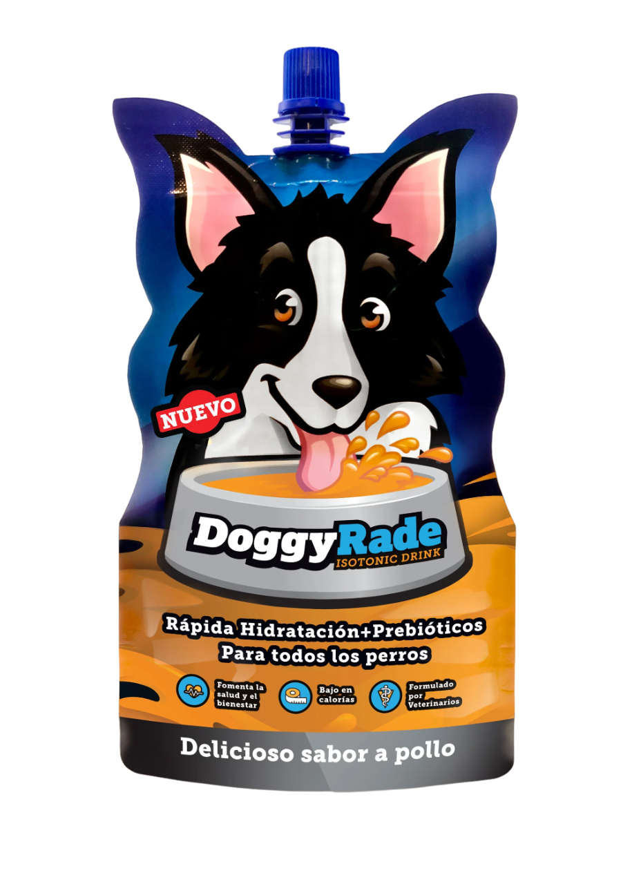 DoggyRade Bebida Isotónica para Perros 250 ml | Hidratación Saludable con Prebióticos para la Digestión
