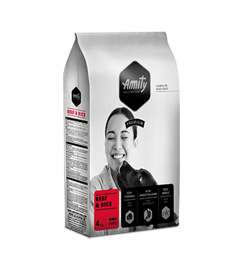 AMITY PREMIUM BEEF & RICE 4 KG