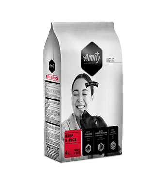 AMITY PREMIUM BEEF & RICE 4 KG