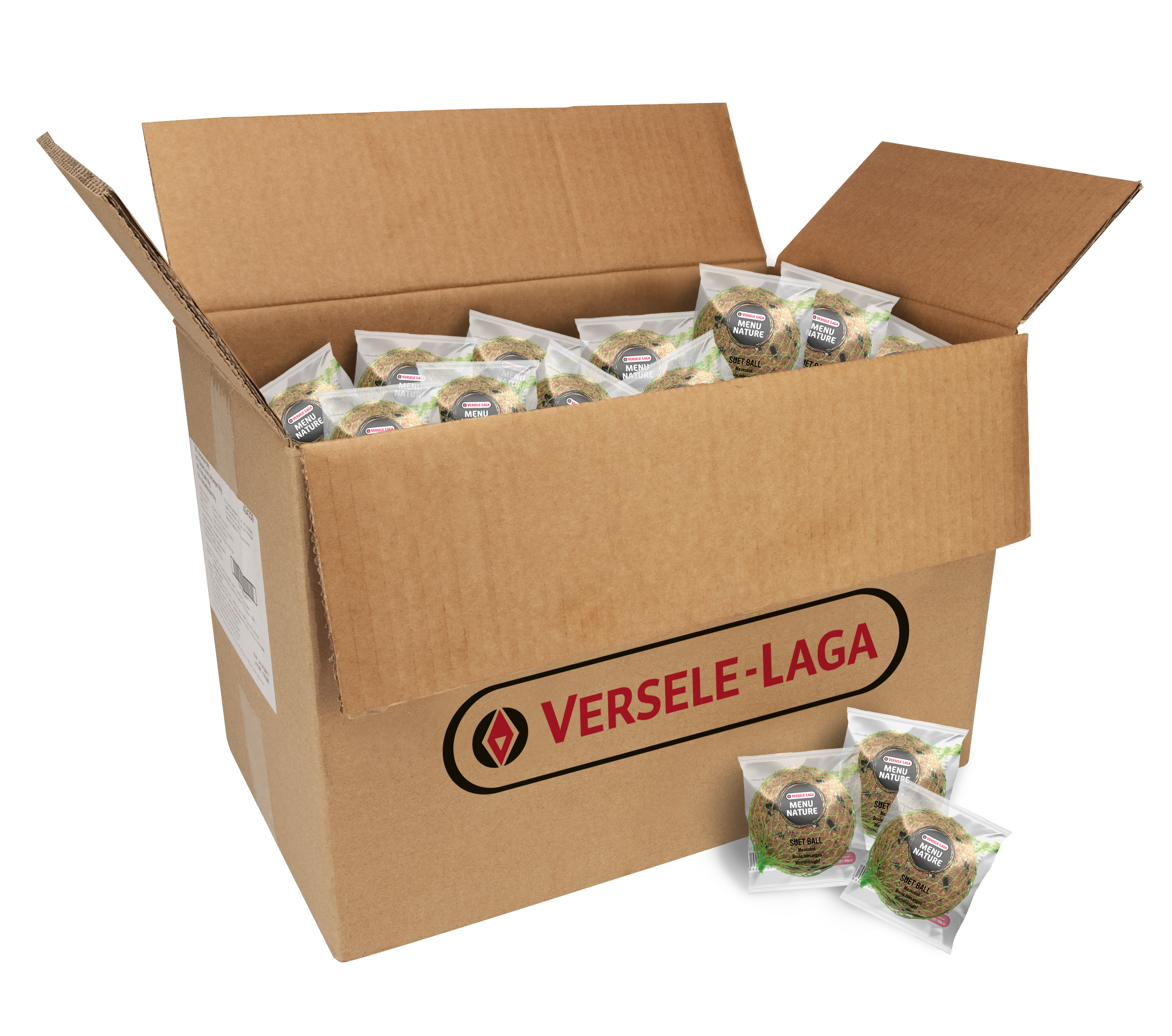 MENU NATURE BOLA DE GRASA CON PLASTICO (CAJA CARTON) 90 G