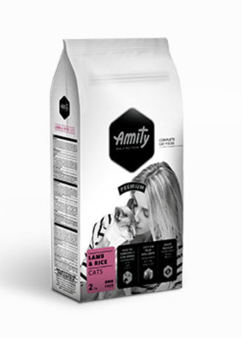 AMITY PREMIUN CATS LAMB & RICE 10KG