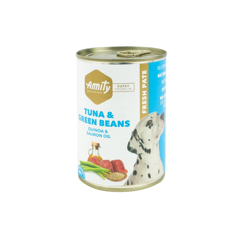 LATA AMITY SUPER PREMIUM ATUN CON JUDIAS 400 GR