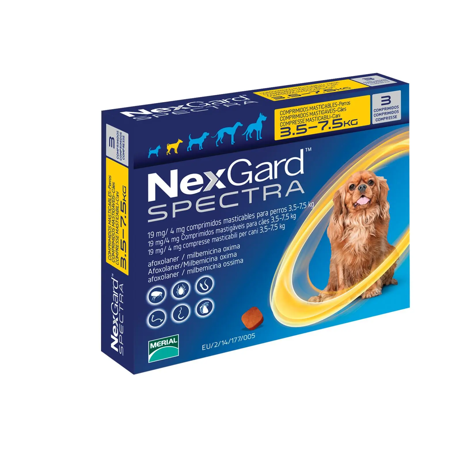 NEXGARD SPECTRA 3COMP S (3.5-7.5 KG)