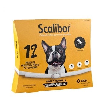 Scalibor Collar Antiparasitario 48 cm – Protección Contra Pulgas, Garrapatas y Mosquitos para Perros Medianos