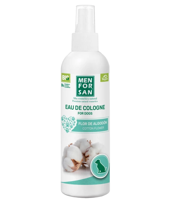 MENFORSAN AGUA DE COLONIA BIO FLOR DE ALGODON PERROS 125 ml