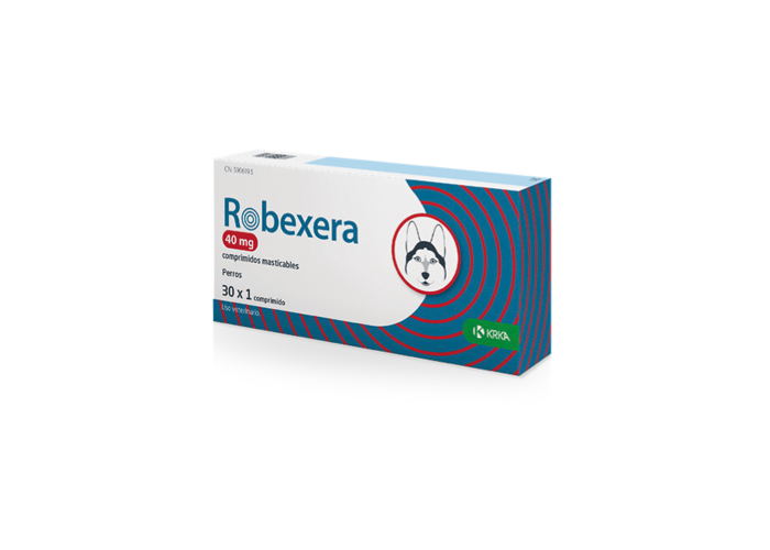 ROBEXERA 40MG 30 COMPRIMIDOS MASTICABLES PARA PERROS