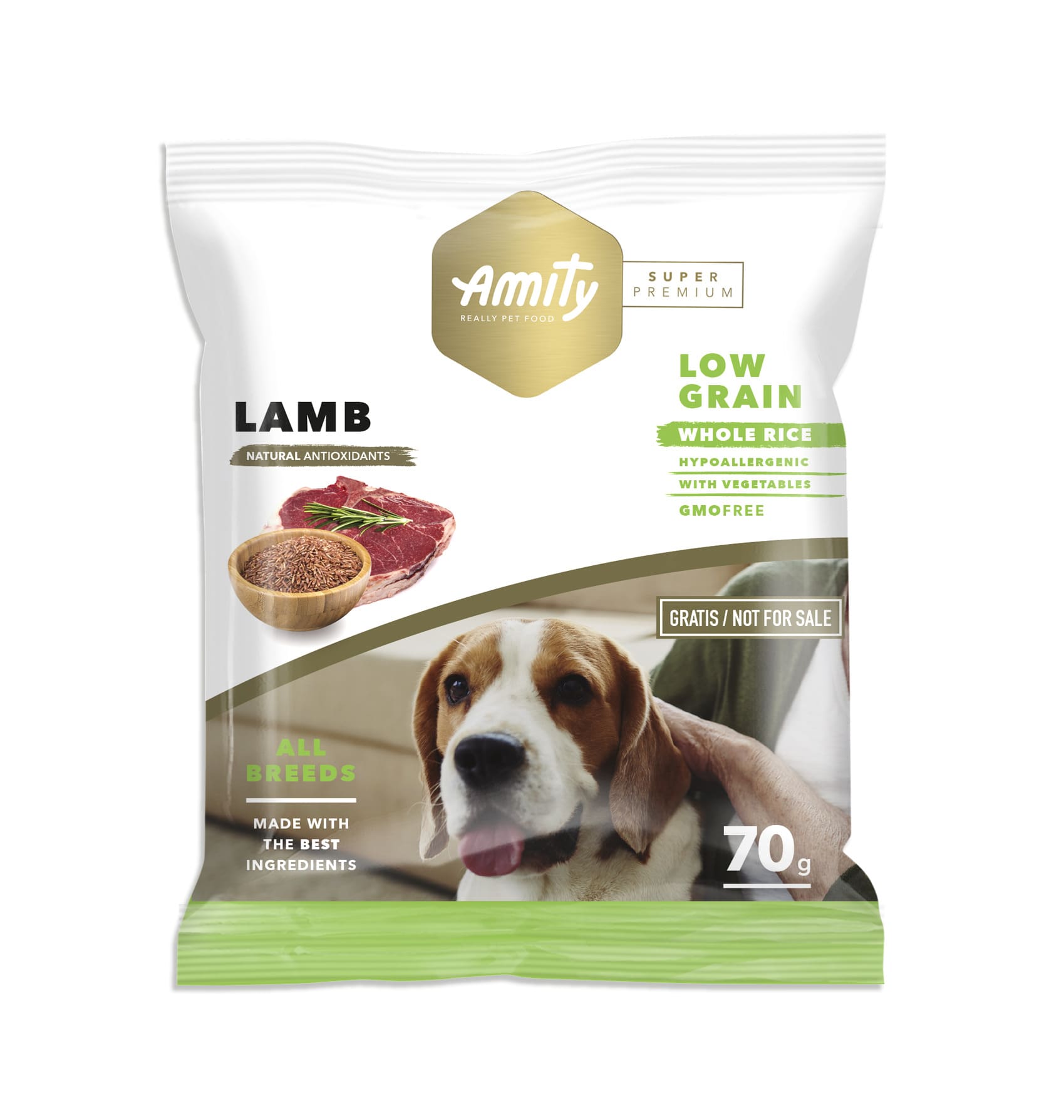 MUESTRA BRAVERY HERRING ADULT LARGE/MEDIUM BREED 70 Gr