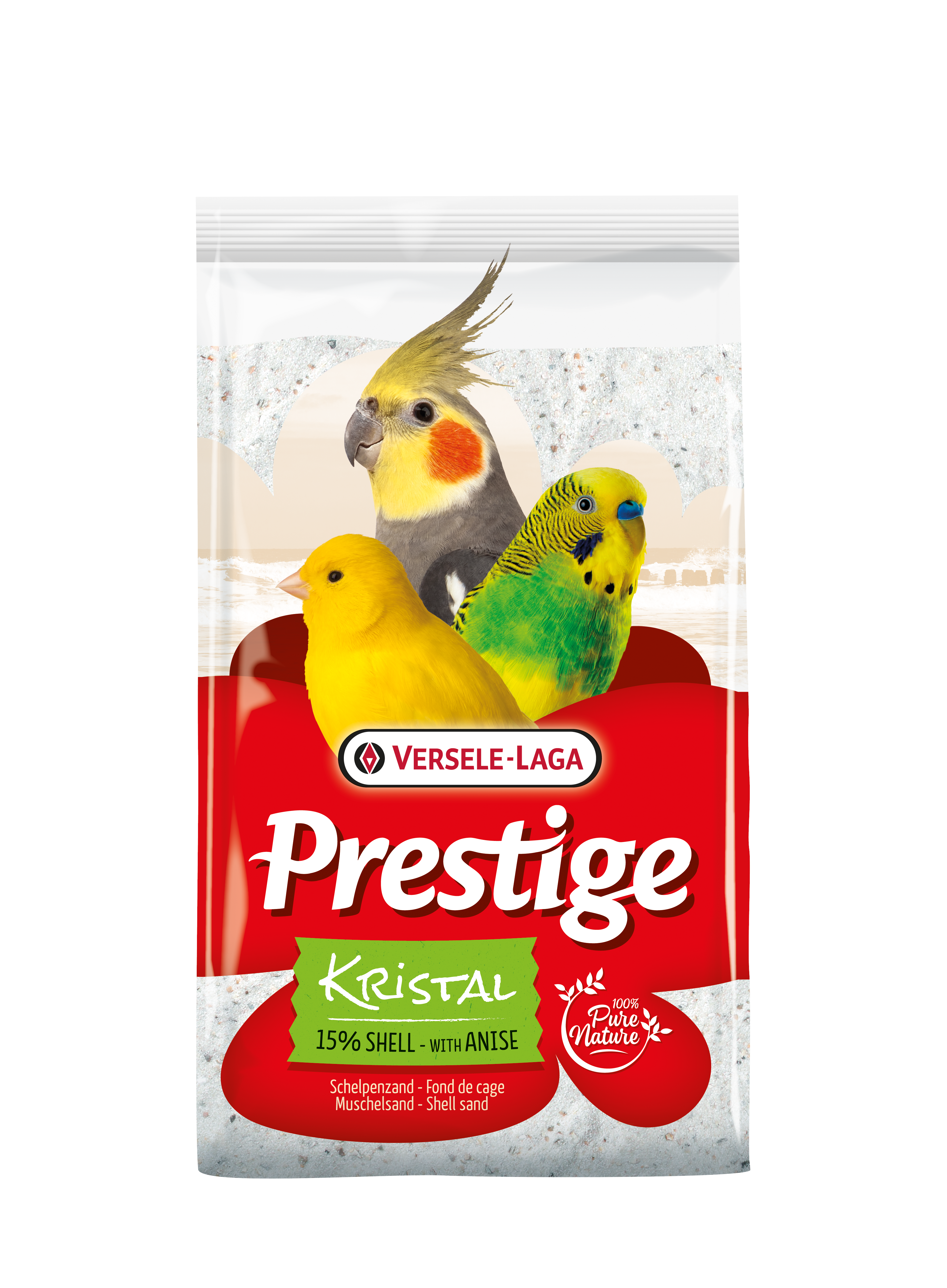 PRESTIGE ARENA DE CONCHAS KRISTAL - BLANCA 5 KG