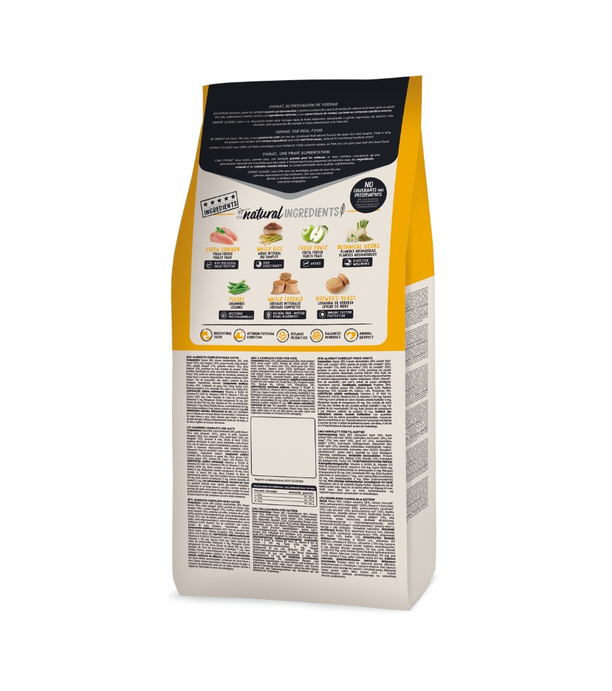 Ownat Classic Daily Care | Pienso natural para gatos adultos de cuidado diario
