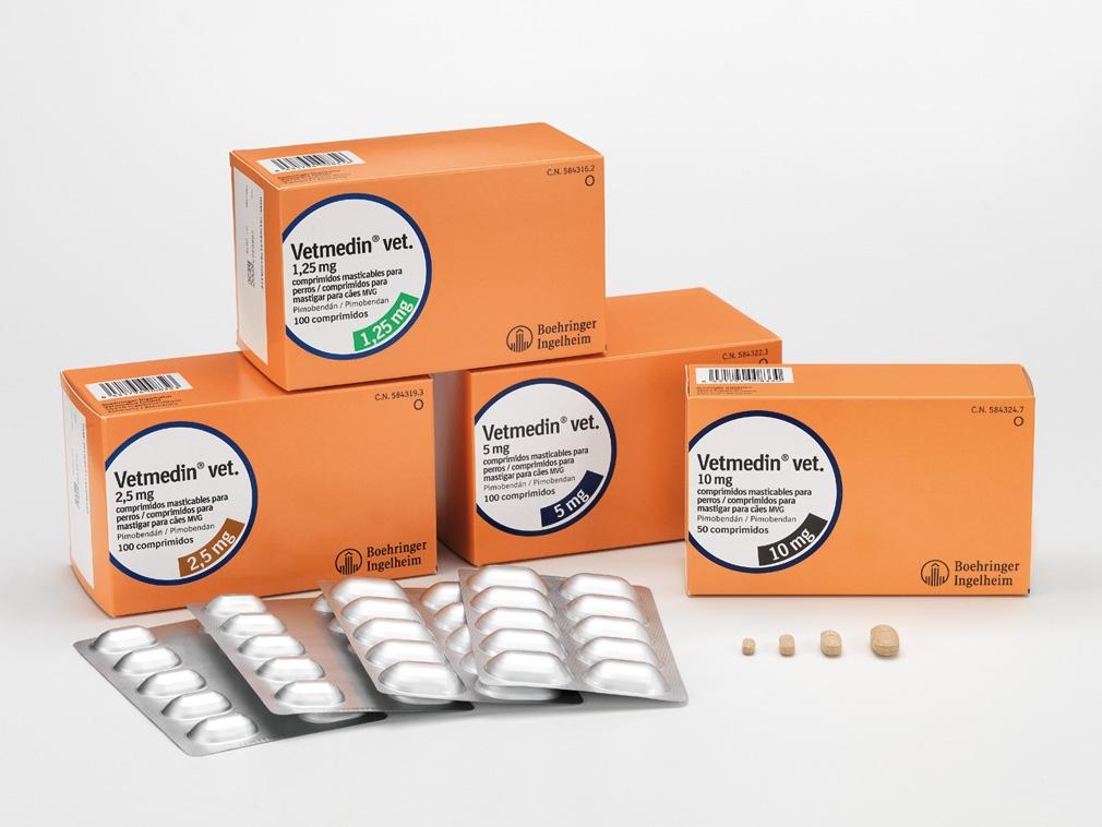 VETMEDIN COMPR. MAST. 1,25 MG * 100 COMP.