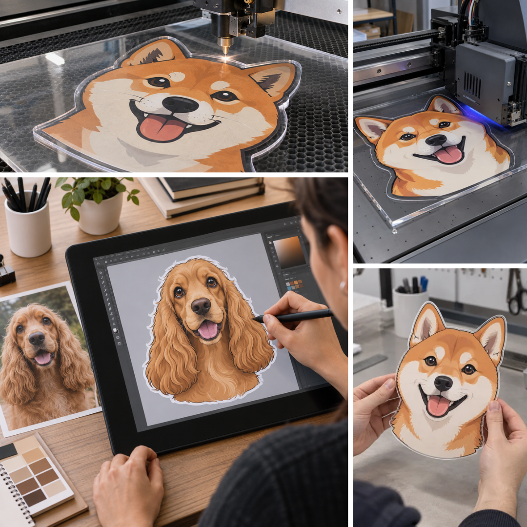 Proceso de producción de Cuadros Figura de Pared Personalizado TWINPET.