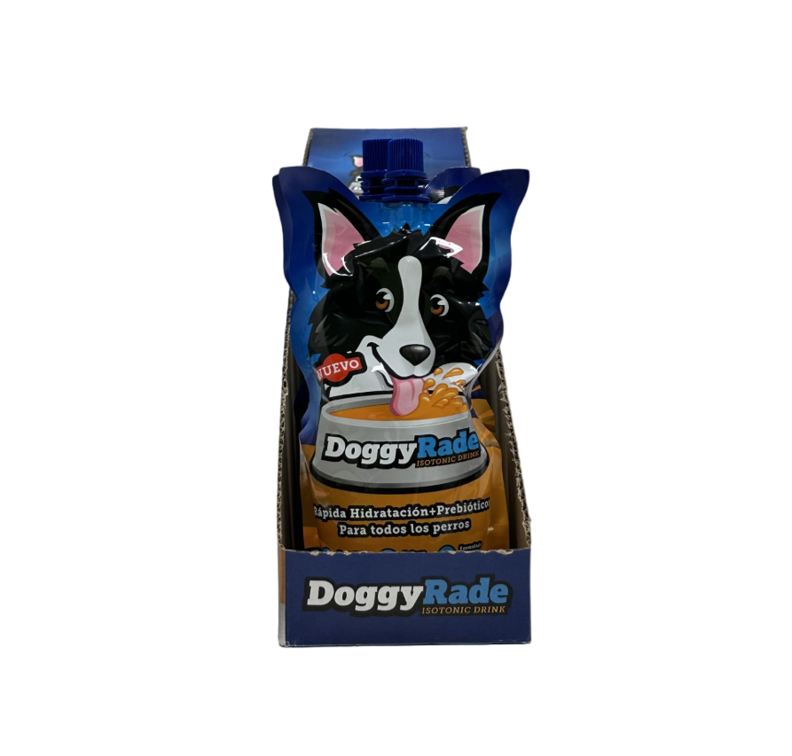 DoggyRade Bebida Isotónica para Perros 250 ml | Hidratación Saludable con Prebióticos para la Digestión