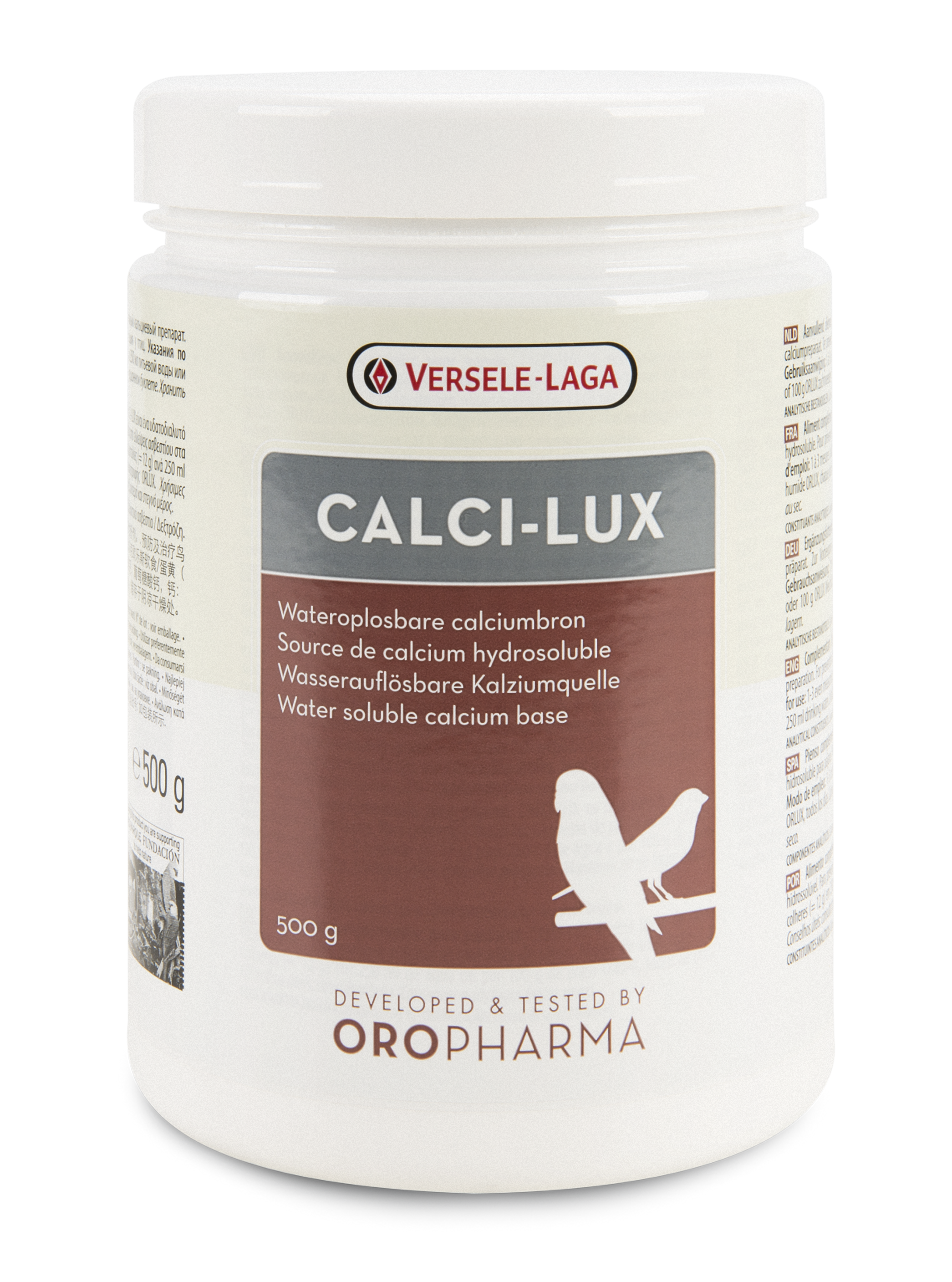 Versele Laga Calci-Lux Calcio Para Pájaros 500 Gr