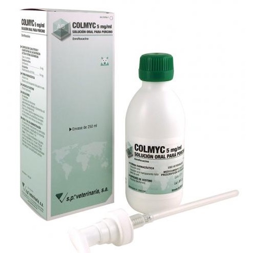 COLMYC 5 MG/ML 250 ML LECHONES